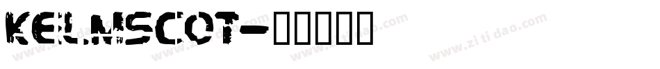 KELMSCOT字体转换