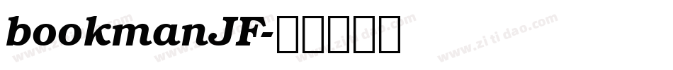 bookmanJF字体转换