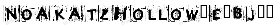 NoakatzHollow-E3Bj字体转换