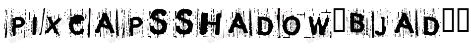 Pixcapsshadow-BjAd字体转换