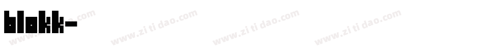 blokk字体转换