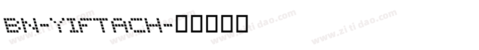 BN-Yiftach字体转换
