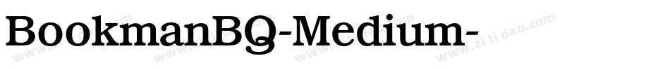 BookmanBQ-Medium字体转换