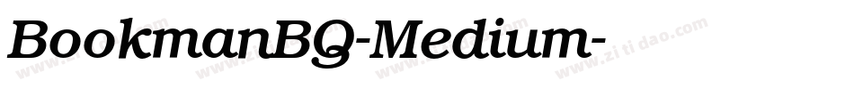 BookmanBQ-Medium字体转换