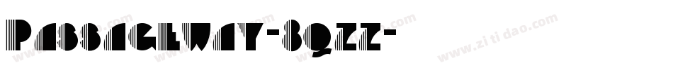 Passageway-8qzz字体转换