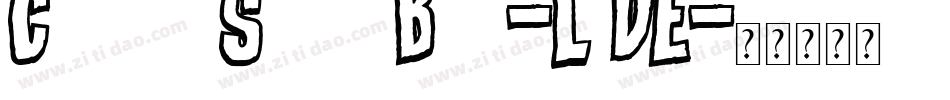 ChildrenStoriesBold-LzDE字体转换