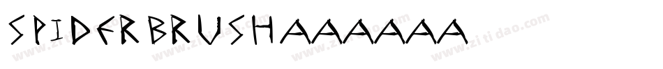 SpiderBrush字体转换