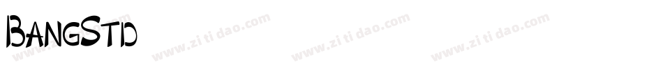 BangStd字体转换