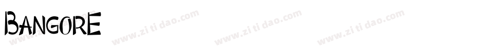 BangorE字体转换