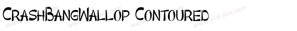 CrashBangWallop-Contoured字体转换