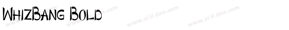 WhizBang-Bold字体转换