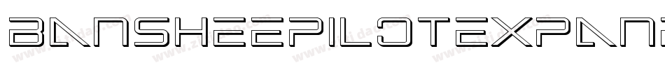 BansheePilotExpandedItalic-JLEK字体转换