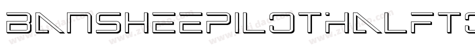 BansheePilotHalftone-zZjL字体转换