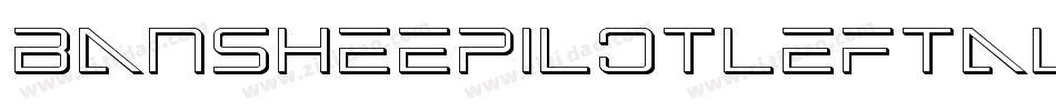 BansheePilotLeftalic-lm5w字体转换