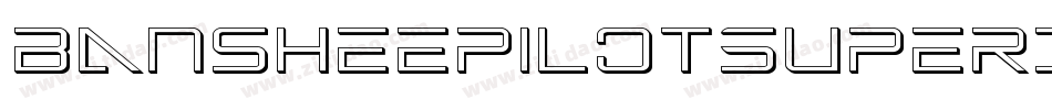 BansheePilotSuperItalic-BK5w字体转换