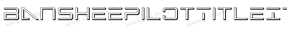 BansheePilotTitleItalic-YDJ2字体转换