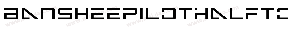 BansheePilotHalftone-zZjL字体转换