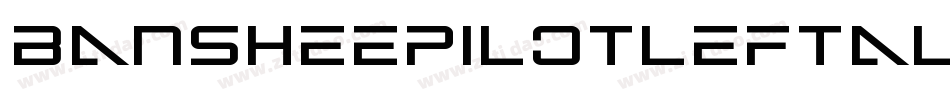 BansheePilotLeftalic-lm5w字体转换