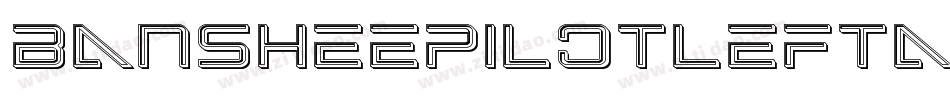 BansheePilotLeftalic-lm5w字体转换