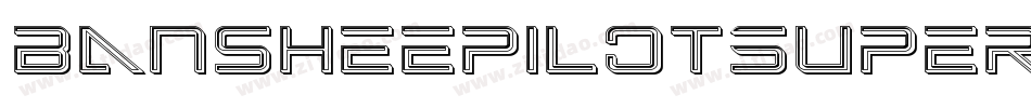 BansheePilotSuperItalic-BK5w字体转换