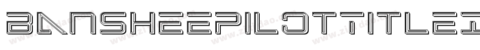 BansheePilotTitleItalic-YDJ2字体转换