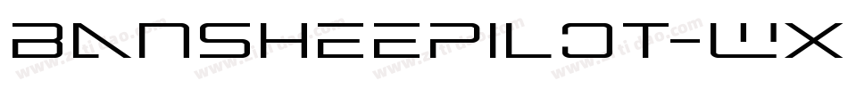 BansheePilot-WxOY字体转换