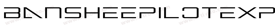 BansheePilotExpandedItalic-JLEK字体转换