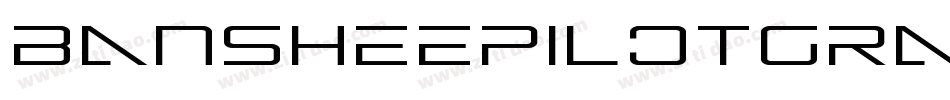 BansheePilotGradient-Gm0A字体转换