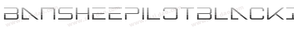 BansheePilotBlackItalic-ZAZZ字体转换