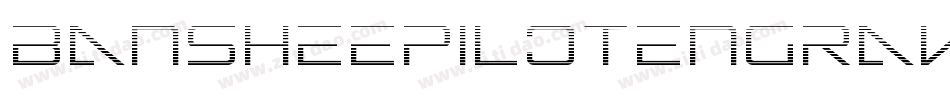 BansheePilotEngravedItalic-qgmq字体转换