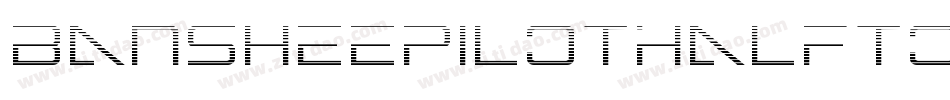 BansheePilotHalftone-zZjL字体转换