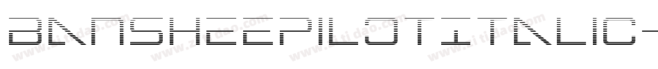 BansheePilotItalic-6qL1字体转换