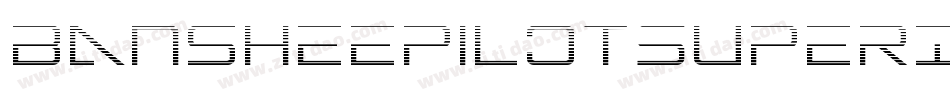 BansheePilotSuperItalic-BK5w字体转换