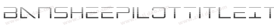 BansheePilotTitleItalic-YDJ2字体转换