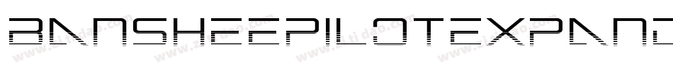 BansheePilotExpandedItalic-JLEK字体转换