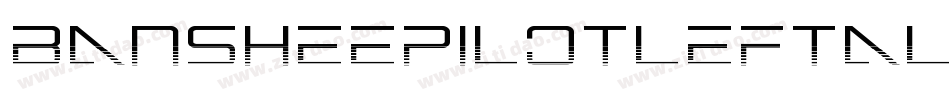 BansheePilotLeftalic-lm5w字体转换