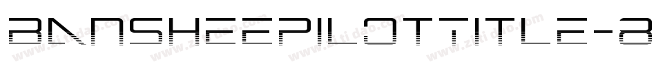 BansheePilotTitle-8JLn字体转换