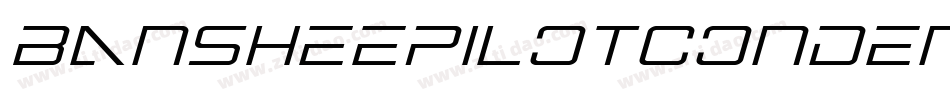 BansheePilotCondense字体转换