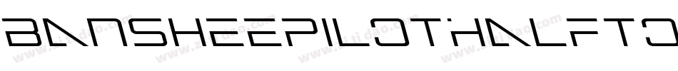 BansheePilotHalftone-zZjL字体转换