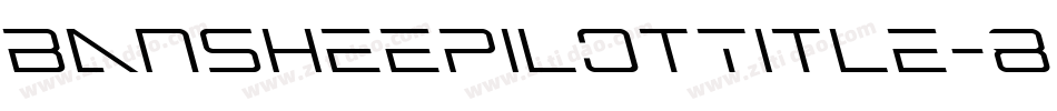 BansheePilotTitle-8JLn字体转换