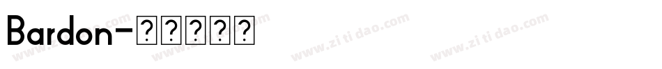 Bardon字体转换