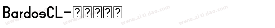 BardosCL字体转换