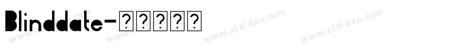 Blinddate字体转换