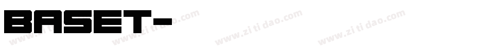 BASET字体转换