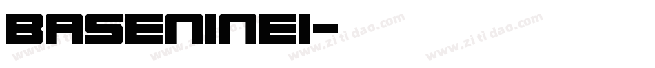 BaseNineI字体转换