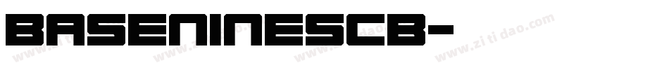 BaseNineSCB字体转换