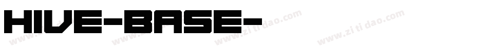 Hive-Base字体转换