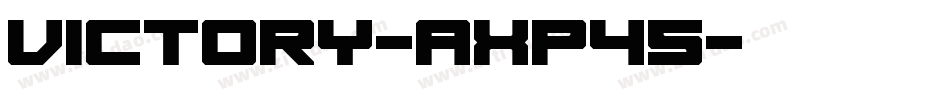 Victory-axp45字体转换