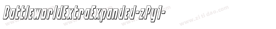 BattleworldExtraExpanded-zPy1字体转换