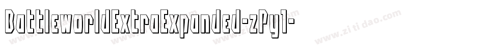 BattleworldExtraExpanded-zPy1字体转换